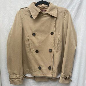 Comptoir Des Cotonniers Short Cotton Trench Jacket